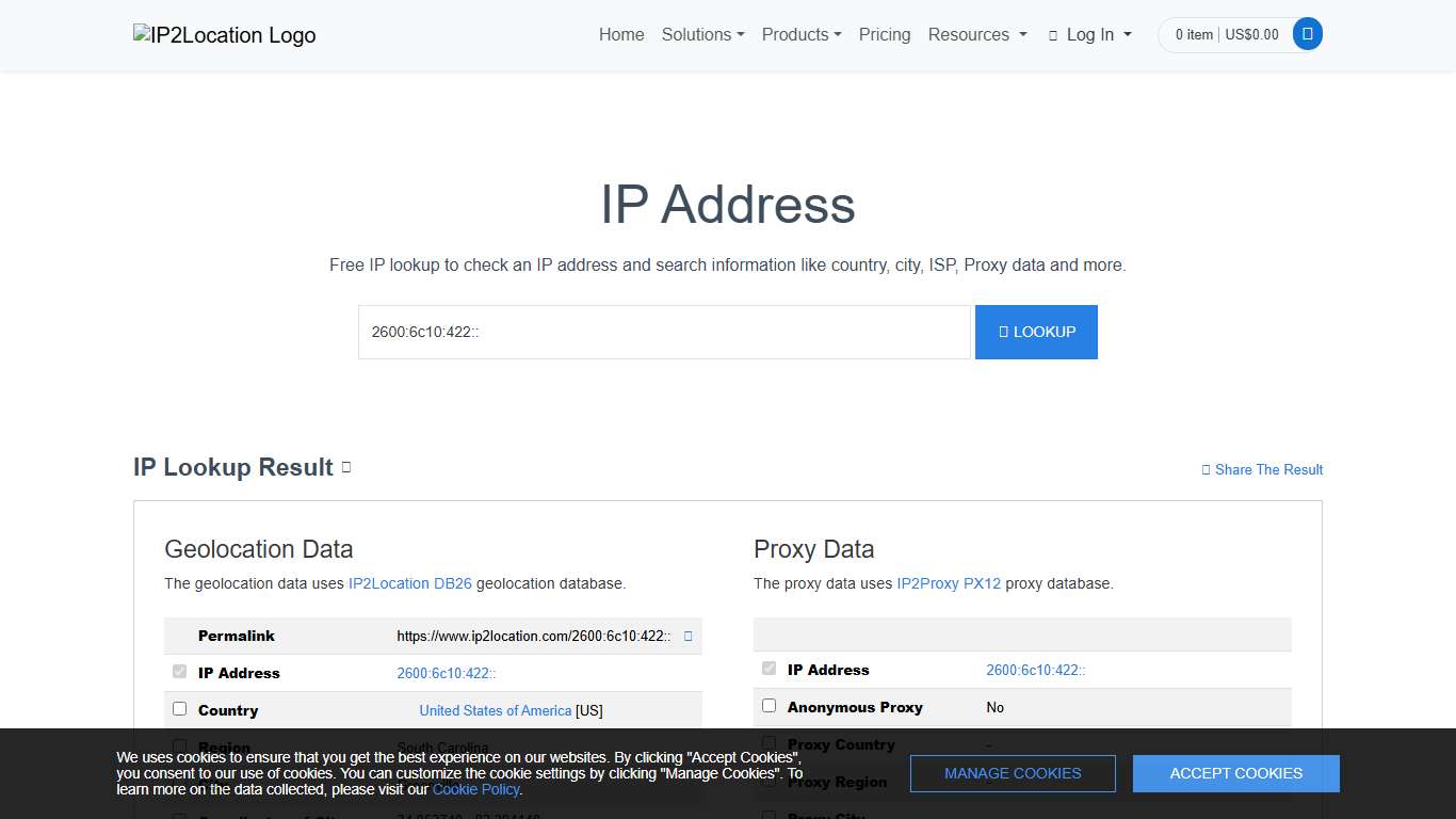 2600:6c10:422:: IP Geolocation Greenville, bsmhealth.org, AS20115, VPN Not Detected [US]